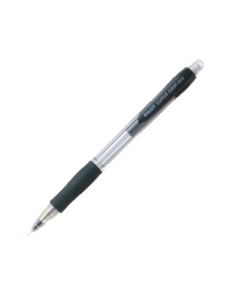 c 12 portaminas cuerpo negro supergrip h 185 05mm