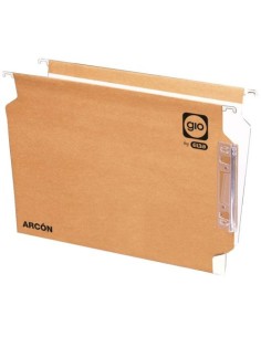 C 25 carpeta colgante a4 gio modelo arcon visor lateral kraft bicolor
