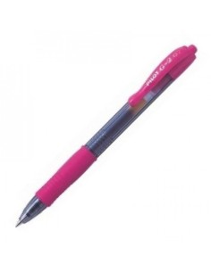 C 12 BOLIGRAFO PILOT G 2 ROSA PASTEL PUNTA 07MM