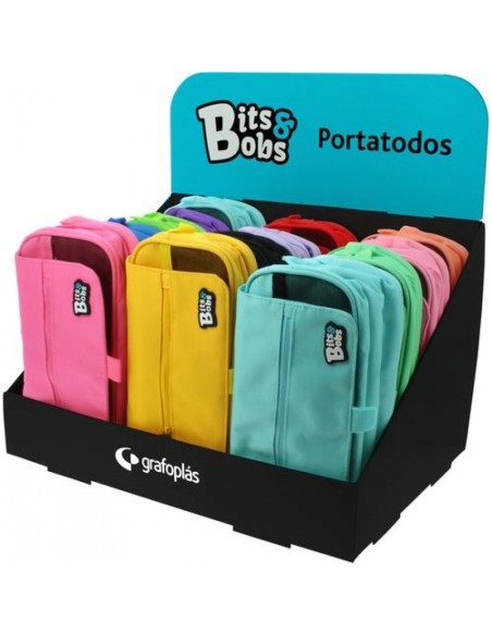 Exp 13 portatodos triples con solapa bits ampbots modelos surtidos