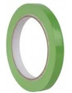 Paq 12 rollos cinta adhesiva 66mmx12mm color verde pvc apli