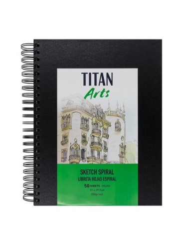 BLOC DIBUJO TITAN AC SKETCH A4 50h - Pack de 5 unidades