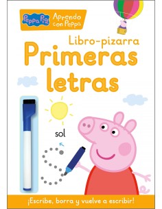 Primeras letras Libro pizarra Peppa Pig Cuaderno de actividades