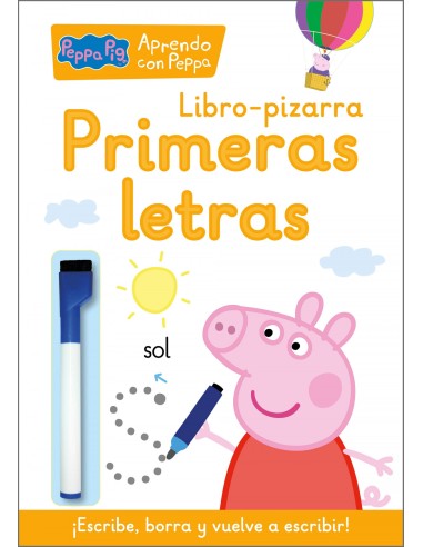 Primeras letras Libro pizarra Peppa Pig Cuaderno de actividades