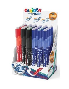 EXPOSITOR 24 BOLIGRAFO BORRABLE CARIOCA OOPS
