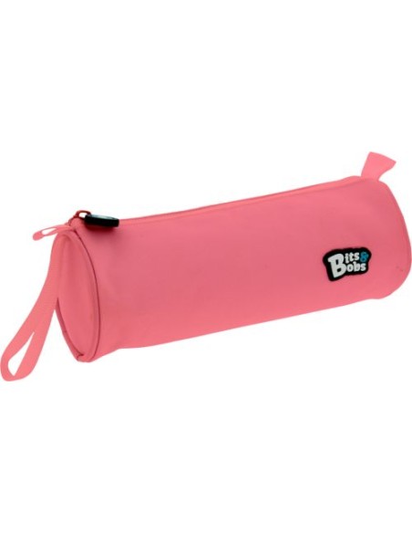 PORTATODO REDONDO BITSampBOBS ROSA CLARO 23X8CM