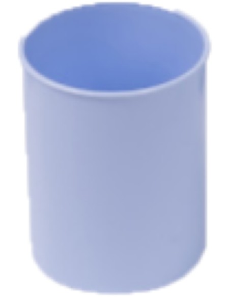 CUBILETE DE PLASTICO OPACO PASTEL AZUL