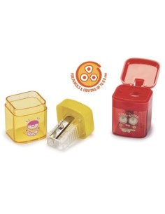 Exp 24 afilalapiz un uso con deposito colores surtidos carioca