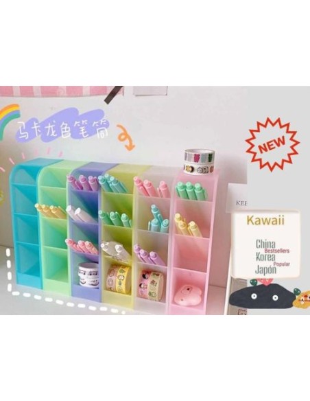 ORGANIZADOR VERTICAL 4 PISOS TRANSPARENTE COL SURTIDOS