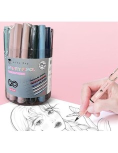 BOTE 30 LAPICES INFINITOS COLORES NORDIC