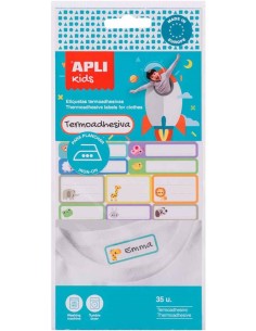 BLISTER 35 ETIQUETAS TERMOADHESIVAS VARIOS TAMANOS