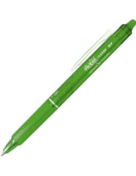 C 12 boligrafo frixion clicker ball 07mm verde lima borrable