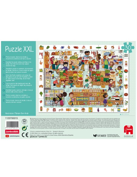  PUZZLE XXL 30 PIEZAS EL MERCADO 