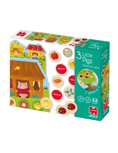  MEMO LOTO LOS TRES CERDITOS 