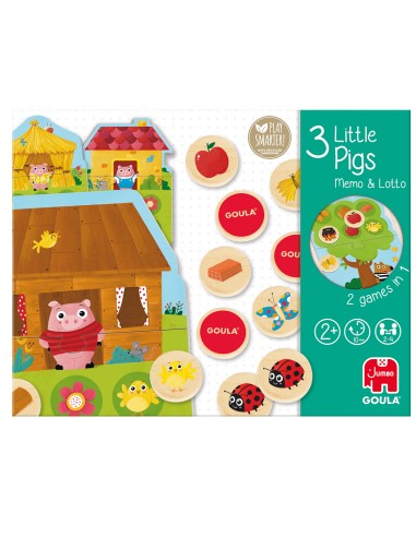  MEMO LOTO LOS TRES CERDITOS 