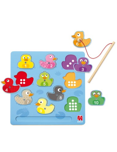  PUZZLE MAGNETICO PESCA PATITOS 
