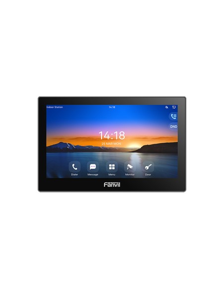 I504W sistema de intercomunicación de video 17,8 cm (7") Negro