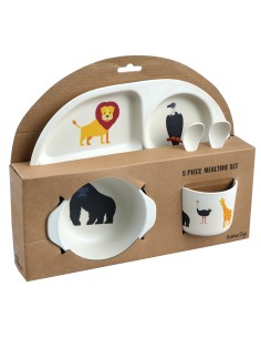  Set de cuberteria infantil safari 5 piezas 