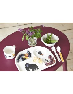  Set de cuberteria infantil safari 5 piezas  2