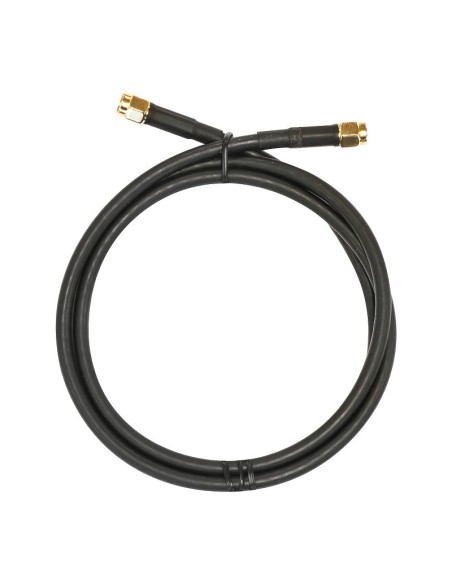 SMASMA cable coaxial 1 m SMA Negro