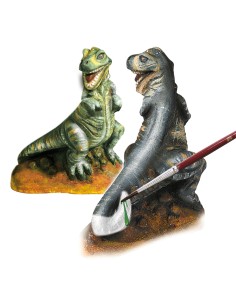  MOLDEAR Y PINTAR T-REX  2