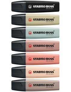  Estuche 8 marcadordes fluorescentes stabilo boss nature colors surtidos  2