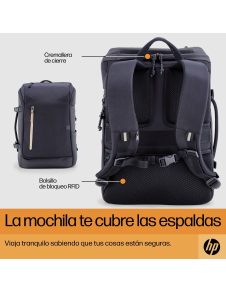Mochila para portátil Travel de 15,6 pulgadas y 25 litros gris hierro
