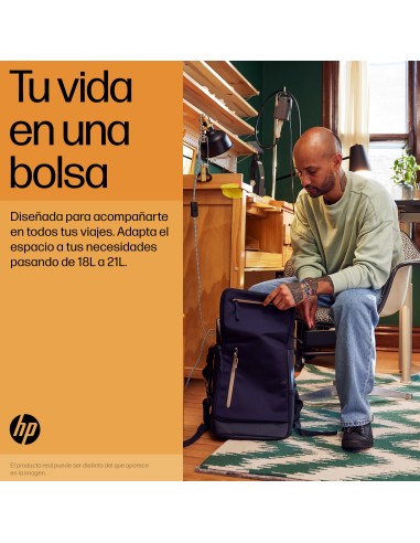 Mochila para portátil Travel de 15,6 pulgadas y 25 litros gris hierro