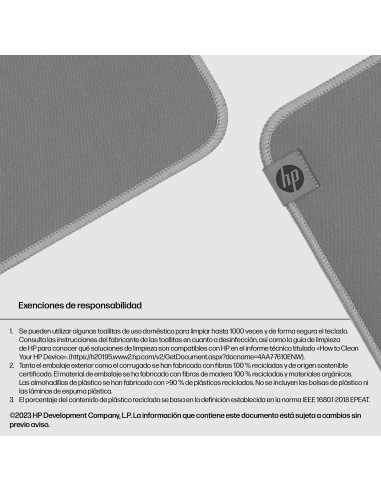 Alfombrilla de ratón 100 Sanitizable