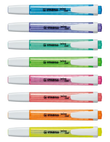  C/10 marcadores fluorescentes swing cool azul 275/31 