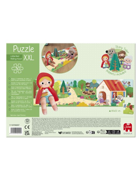  PUZZLE XXL 30 PIEZAS CAPERUCITA ROJA 