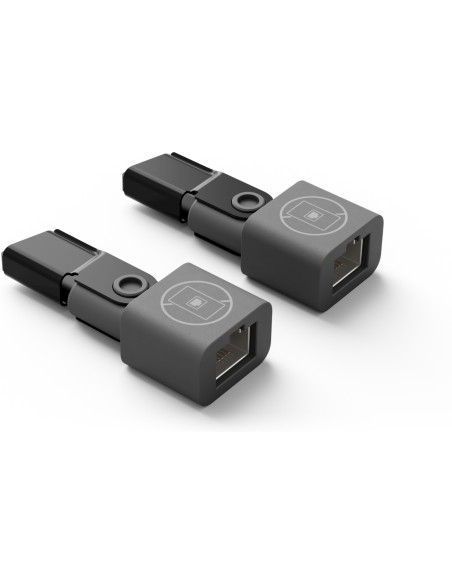 Rally Mic Pod CAT Coupler Extensor de cable Grafito