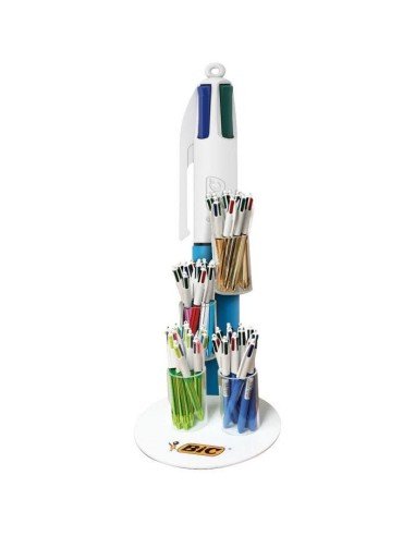 947131 bolígrafo Colores surtidos Bolígrafo de punta retráctil con pulsador Medio 148 pieza(s)