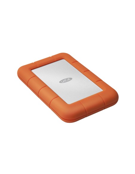Rugged Mini disco duro externo 1 TB Naranja, Plata
