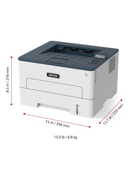 B230 A4 34 ppm Impresora inalámbrica a doble cara PCL5e/6 2 bandejas Total 251 hojas