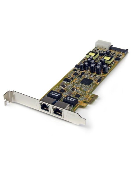 Tarjeta Adaptador de Red PoE/PSE PCI Express PCIe Gigabit Ethernet con 2 Puertos RJ45