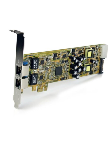 Tarjeta Adaptador de Red PoE/PSE PCI Express PCIe Gigabit Ethernet con 2 Puertos RJ45