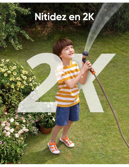 Security SoloCam S220, Camara vigilancia WiFi Exterior, Camara vigilancia WiFi Exterior Solar,2K resolución, IP67, nessun canon