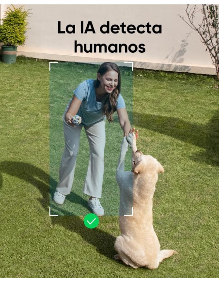 Security SoloCam S220, Camara vigilancia WiFi Exterior, Camara vigilancia WiFi Exterior Solar,2K resolución, IP67, nessun canon