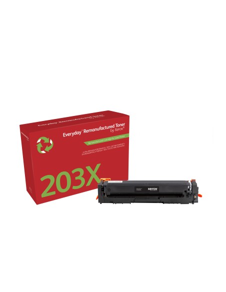 Everyday Tóner Everyday Negro remanufacturado de Xerox es compatible con HP 203X (CF540X), High capacity