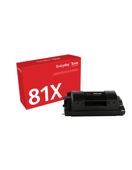 Everyday El tóner Everyday Negro de Xerox es compatible con HP 81X (CF281X/ CRG-039H), Capacidad estándar