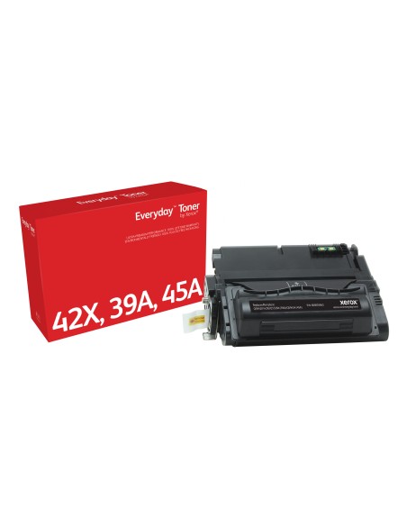Everyday El tóner Everyday Mono de Xerox es compatible con HP 42X/39A/45A (Q5942X/ Q1339A/ Q5945A), Capacidad estándar