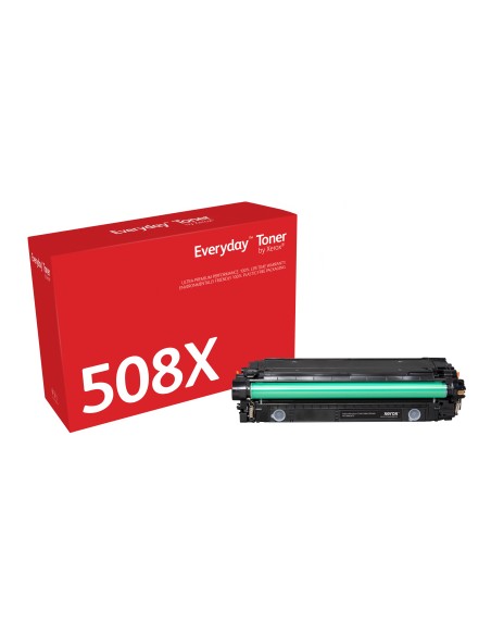 Everyday El tóner Everyday Negro de Xerox es compatible con HP 508X (CF360X/ CRG-040HBK), High capacity