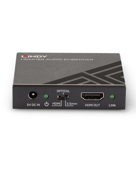 38203 convertidor de audio Negro