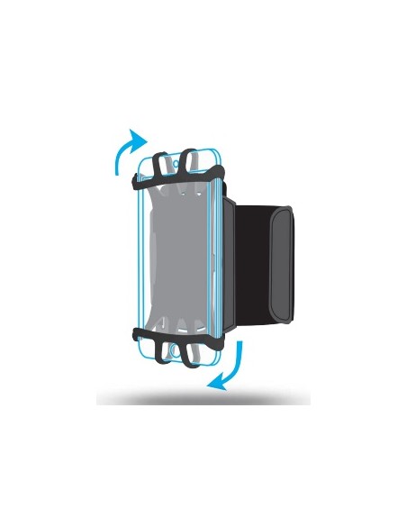 ARM BAND 4-6IN . funda para teléfono móvil 15,2 cm (6") Brazalete caso Negro