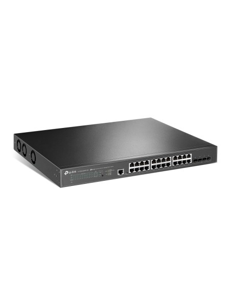 JetStream TL-SG3428XPP-M2 switch Gestionado L2+ 2.5G Ethernet (100/1000/2500) Energía sobre Ethernet (PoE) 1U Negro