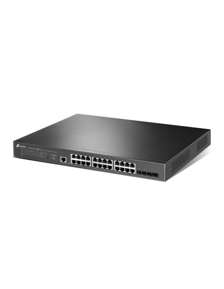JetStream TL-SG3428XPP-M2 switch Gestionado L2+ 2.5G Ethernet (100/1000/2500) Energía sobre Ethernet (PoE) 1U Negro