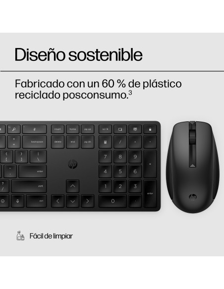 Combo de teclado y ratón inalámbricos 650 Combo de teclado y ratón inalámbricos 650