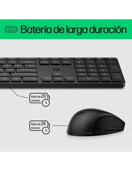 Combo de teclado y ratón inalámbricos 650 Combo de teclado y ratón inalámbricos 650