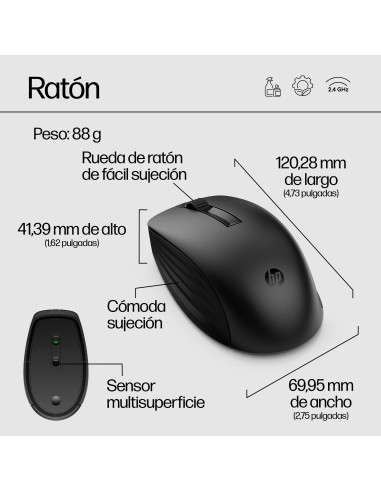 Combo de teclado y ratón inalámbricos 650
